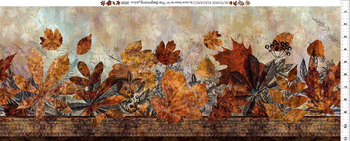 Autumn Elegance - Border Multi