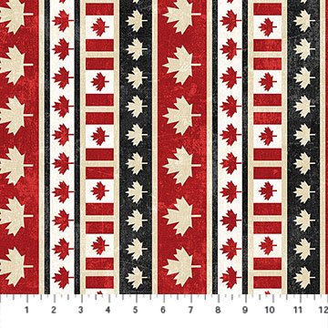 Canadian Classics 3 - Leaf Stripe - Red Multi