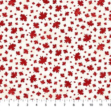 Canadian Classics 3 - Leaf Toss - Cream Red