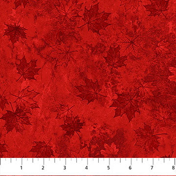Stonehenge Oh Canada 14 - Small Tonal Leave - Light Red