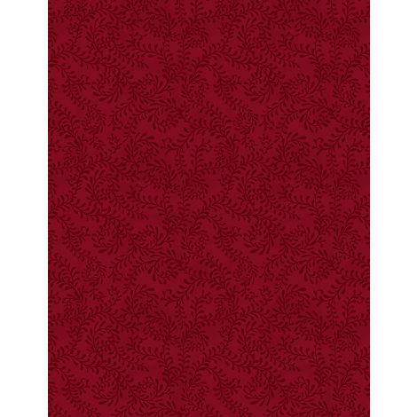 Essentials - Swirling Leaves - Scarlet Red