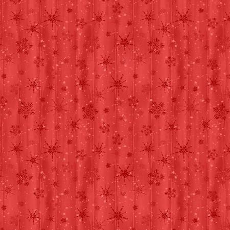 Cardinal Celebration - Snowflakes - Red