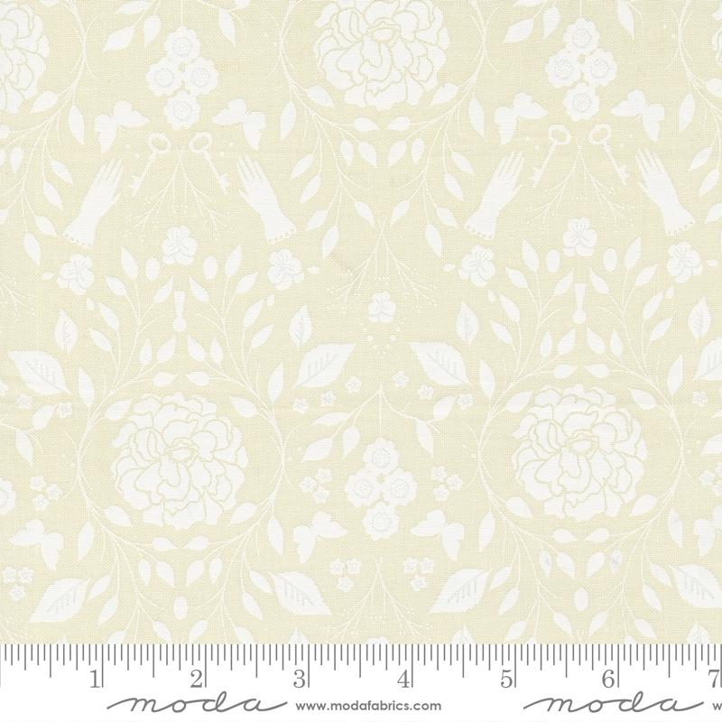 Evermore - Garden Gate Damask - Lace White