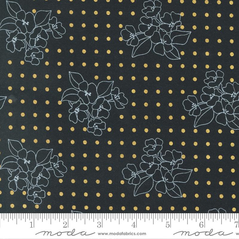 Gilded - Flower Dot - Ink Gold