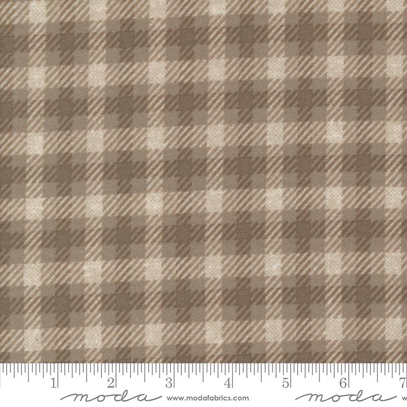 Farmhouse Flannel III - Square Plaid - Cocoa
