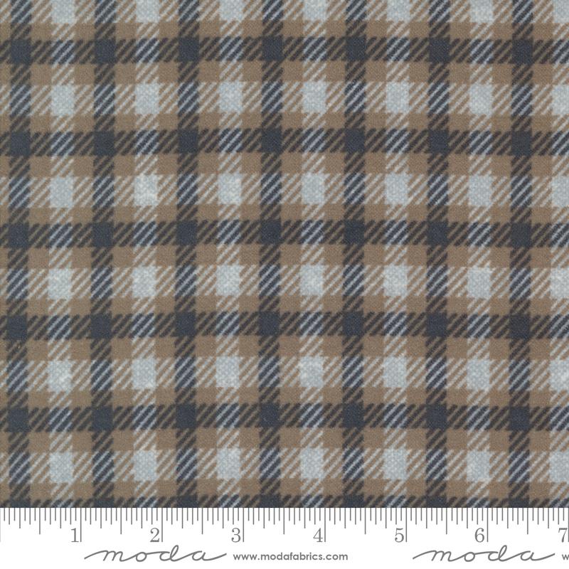 Farmhouse Flannel III - Square Plaid - Pewter
