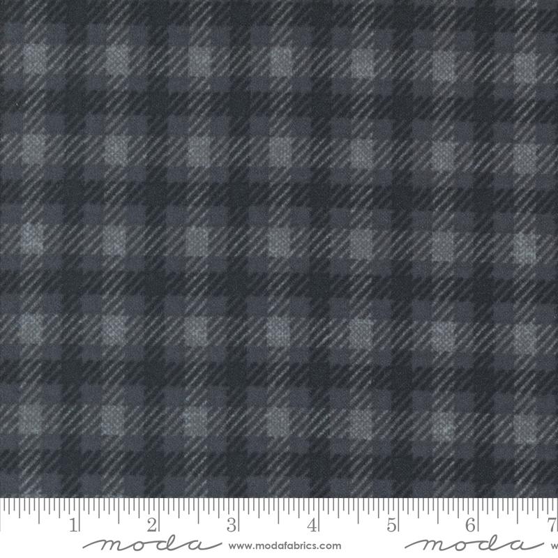 Farmhouse Flannel III - Square Plaid - Black Top Road