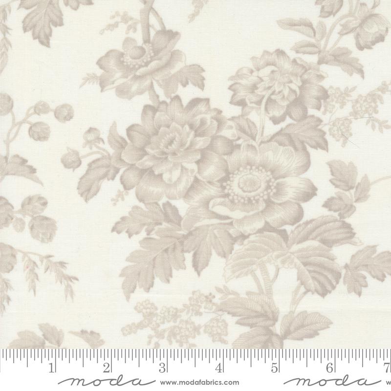 3 Sisters Favorites Vintage Linens - Floral - Cream