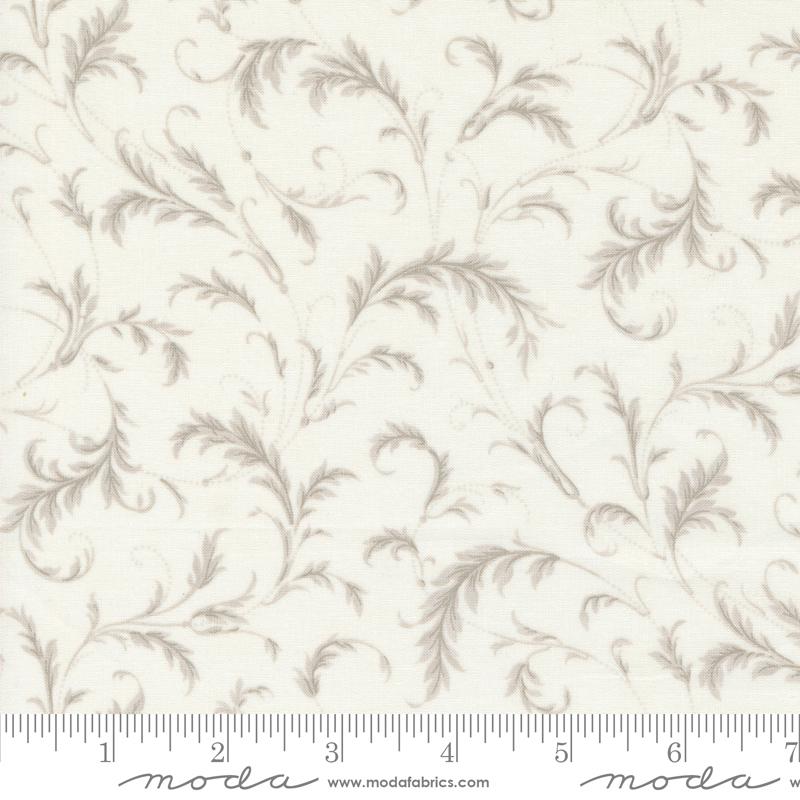 3 Sisters Favorites Vintage Linens - Flourishing Plaza Blender - Cream