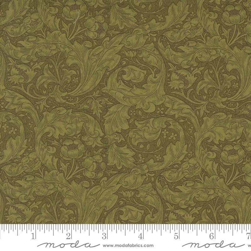 Best of Morris Manor - Bachelor's Button Floral - Sage