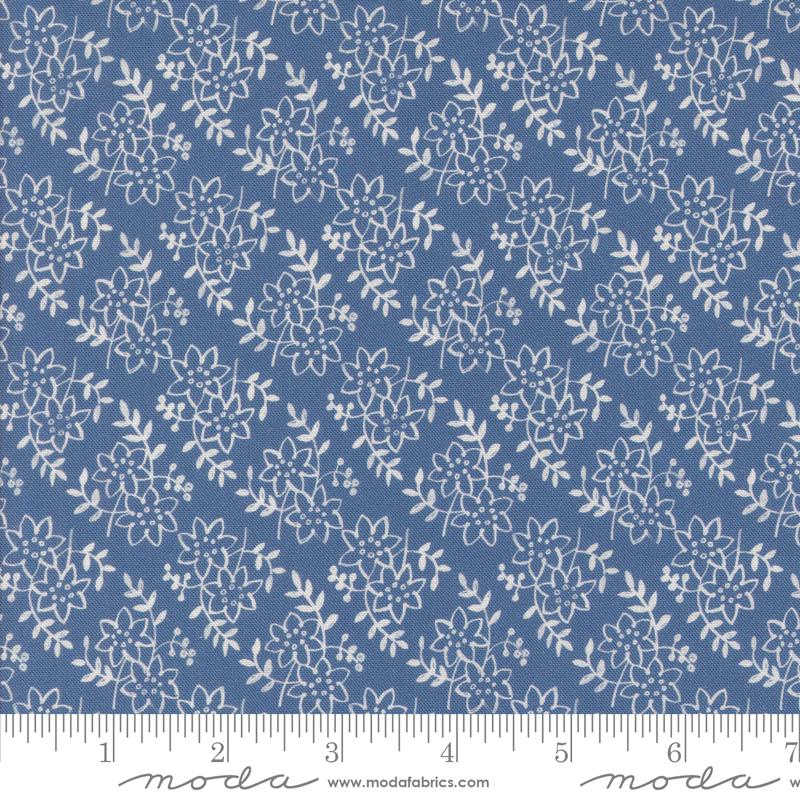 Larking - Florals - Cobalt