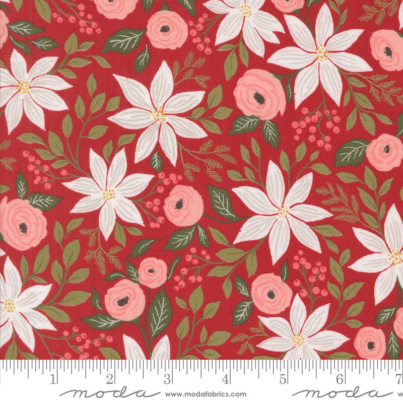 Berry And Pine - Poinsettia Party - Cranberry