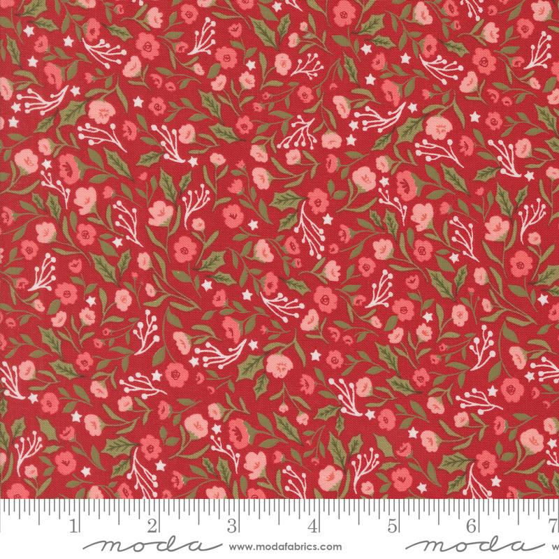 Berry And Pine - Christmas Posies - Cranberry