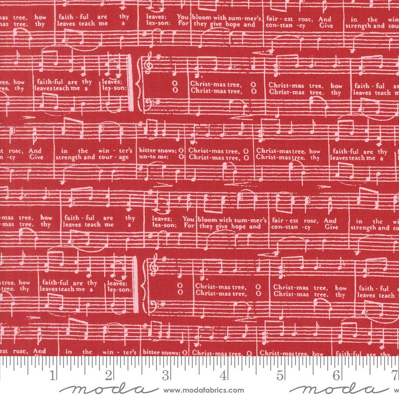 Berry And Pine - O' Christmas Tree Text - Cranberry