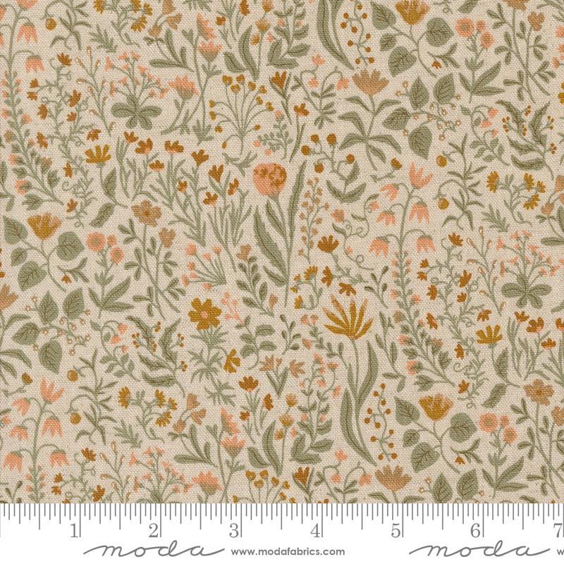 Rainier Mochi Linen - Mountain Meadow Floral - Eggshell