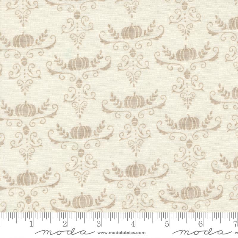 I Love Fall Most of All - Pumpkin Damask - Warm White