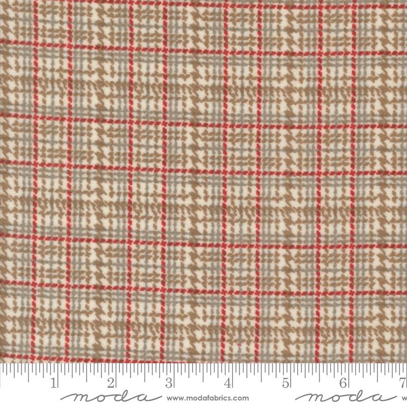 Prairie Gatherings Flannel - Mini Plaid - Porcelain