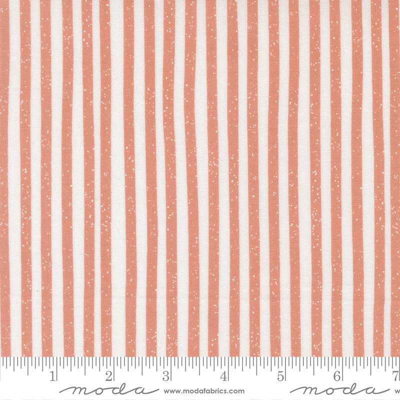 Blossoms And Blooms -Stripes - Rosewood