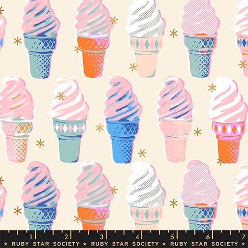 Best Day Ever - Ice Cream - Metallic Natural