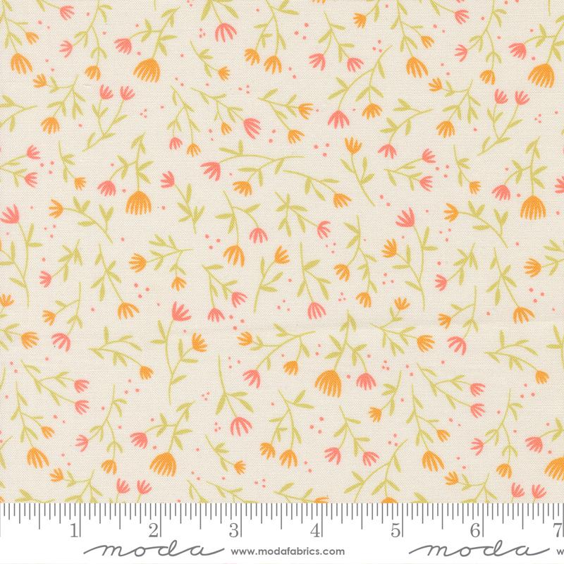 Floral Fondant - Ditsy Floral - Cloud