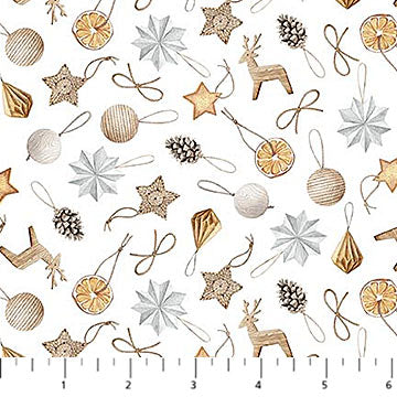 Snowbound - Ornaments - White