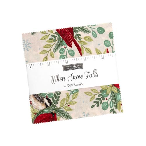When Snow Falls - Charm Pack