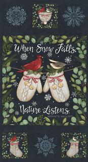 When Snow Falls - Panel - Night Sky
