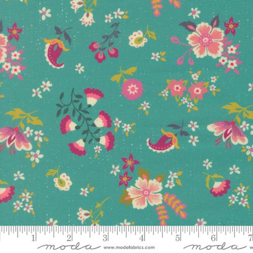 Sitara - Davina Florals - Blue Chill