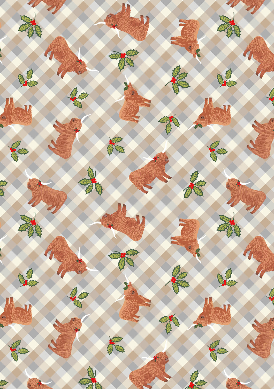 Celtic Christmas - Highlands and Holly Winter Morning Gingham