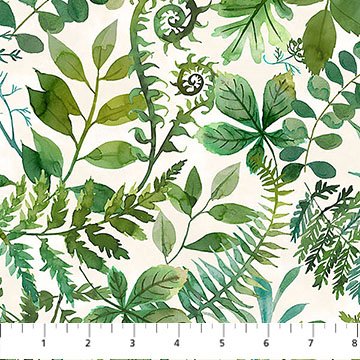 Luscious - Multi Leaves - Cream Multi