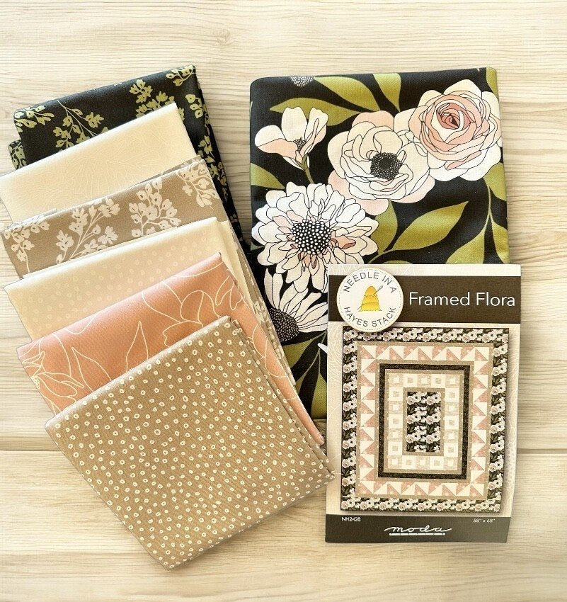 Framed Flora Quilt Kit