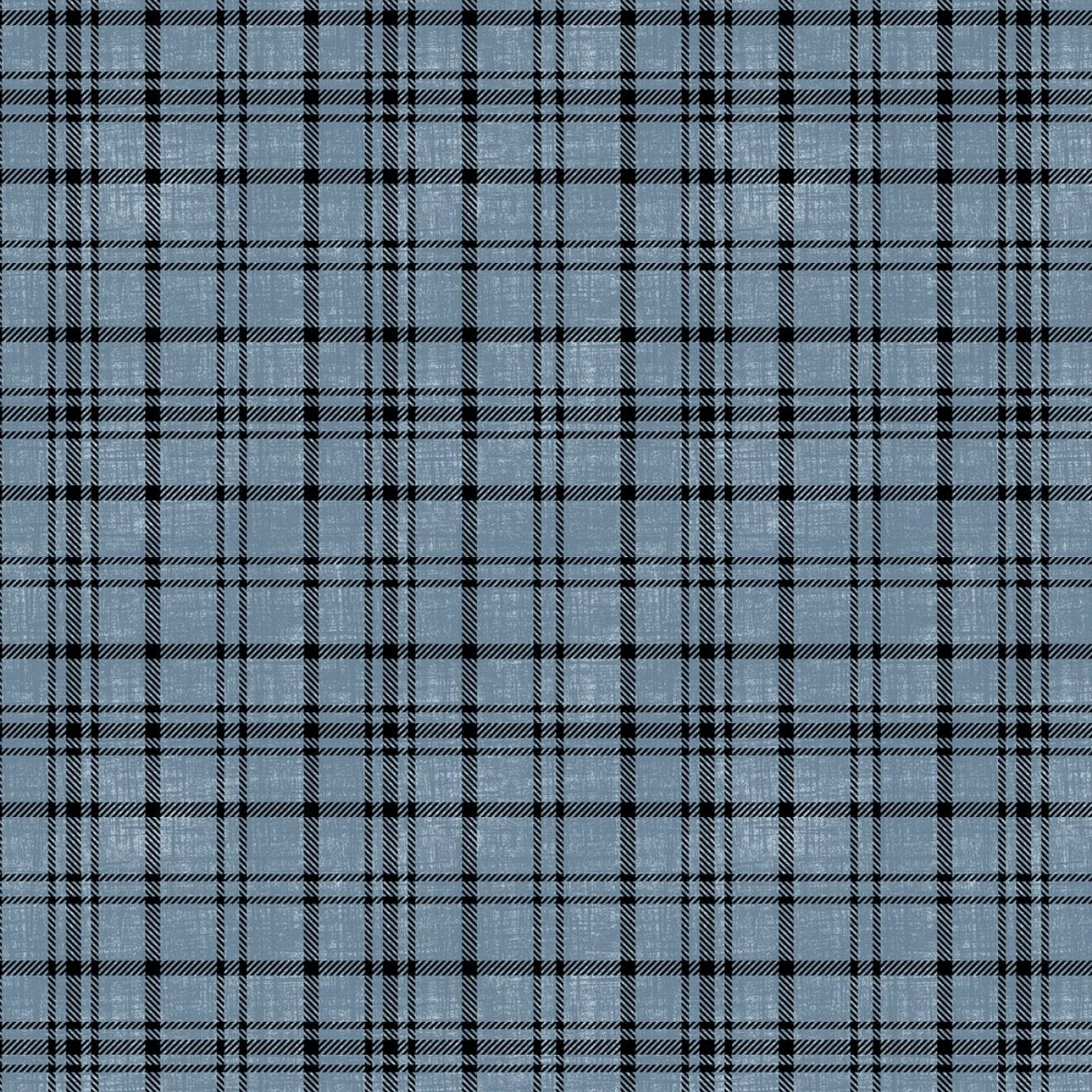 Timberland Trails - Plaid Texture - Blue