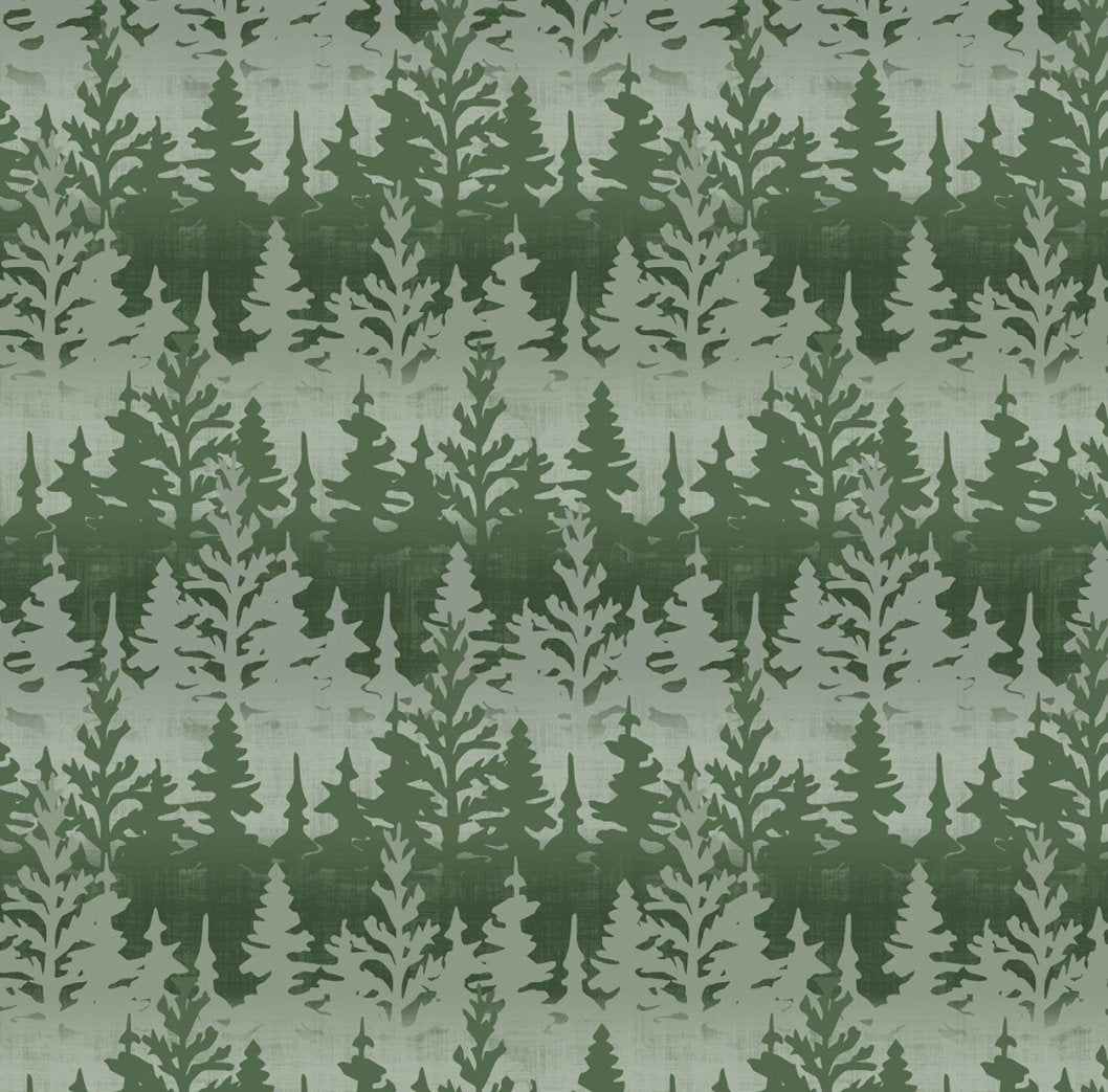 Timberland Trails - Trees All Over - Green