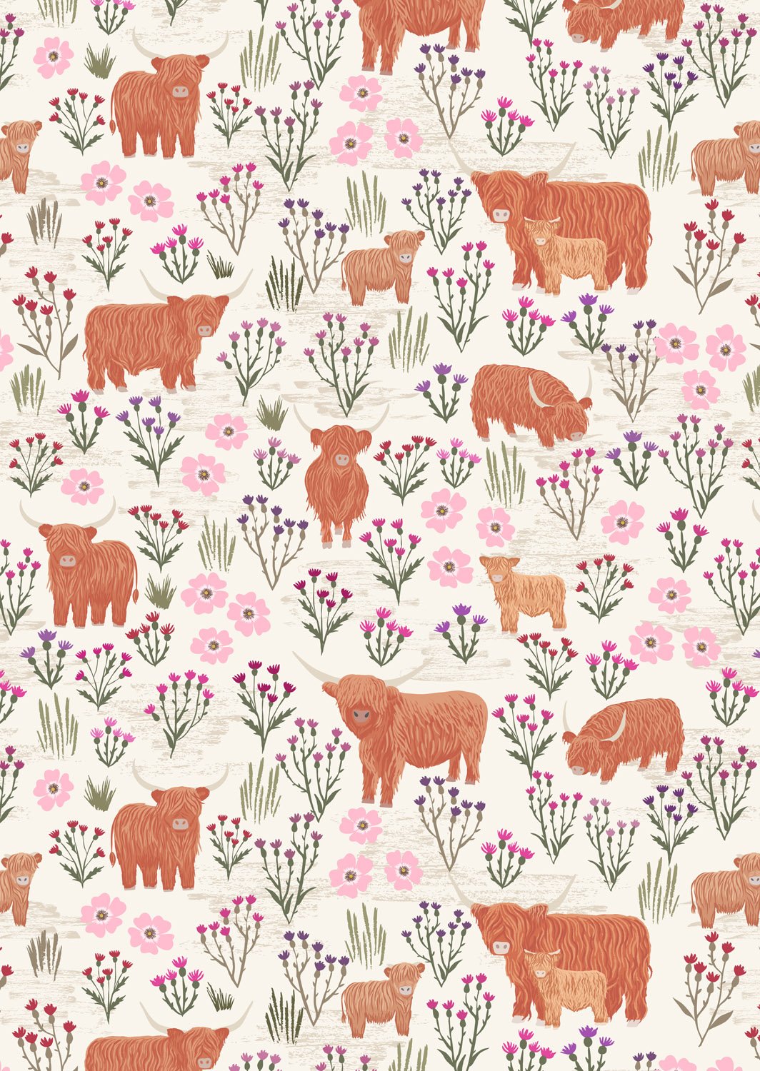 A Celtic Summer - Summer Meadow Highland - Cream