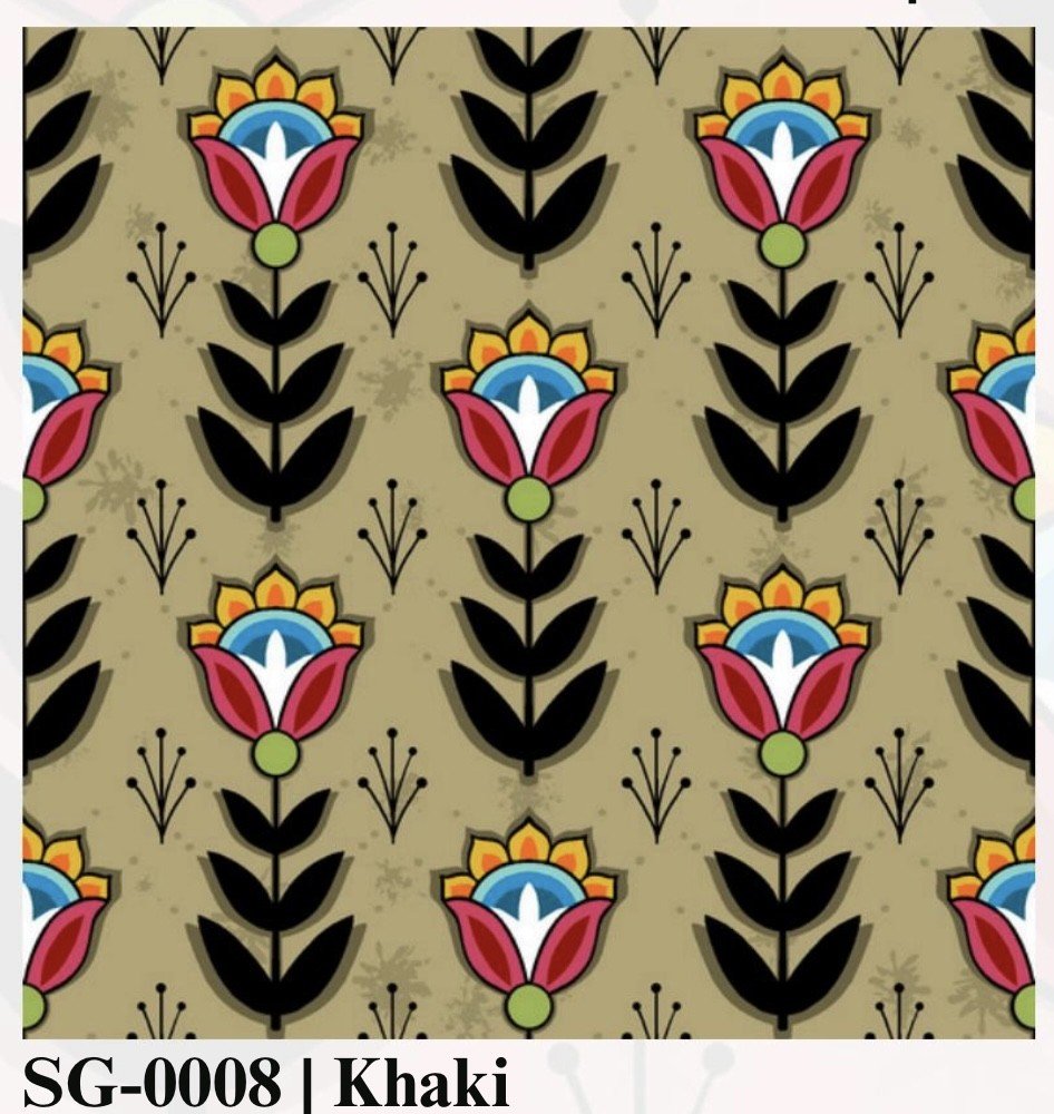 Native Floral - Khaki