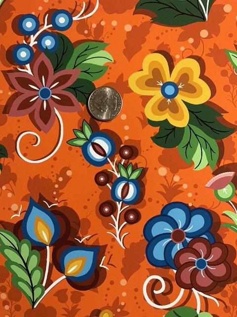 Native Floral 3 - Orange