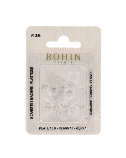 Bohin Class 15 Plastic Bobbins