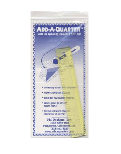 Add-A-Quarter Ruler - 1" X 6"