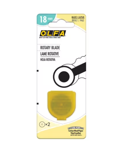 Olfa 18mm Rotary Blade - 2 Pack