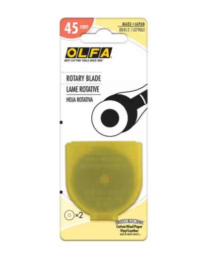 Olfa 45mm Rotary Blade - 2 Pack