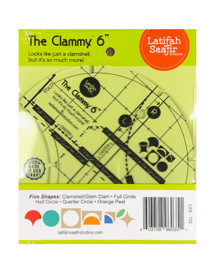 The Clammy 6" Ruler Template