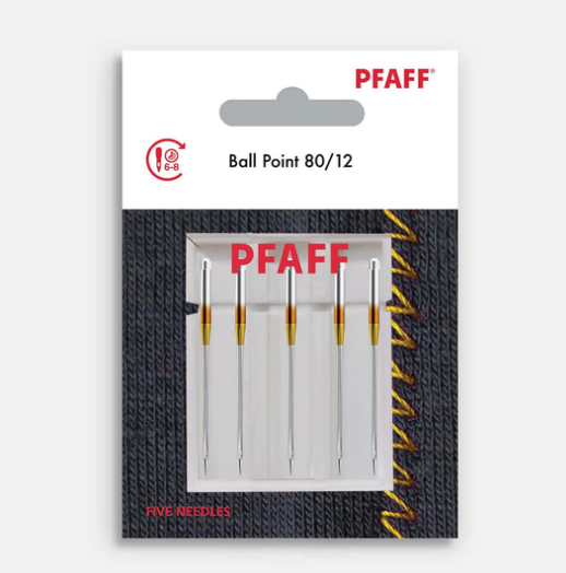 Pfaff Ball Point Needle - 80/12 - 5 pack