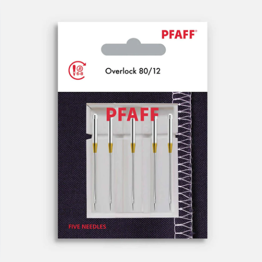 Pfaff Overlock Needles - 80/12 - 5 pack