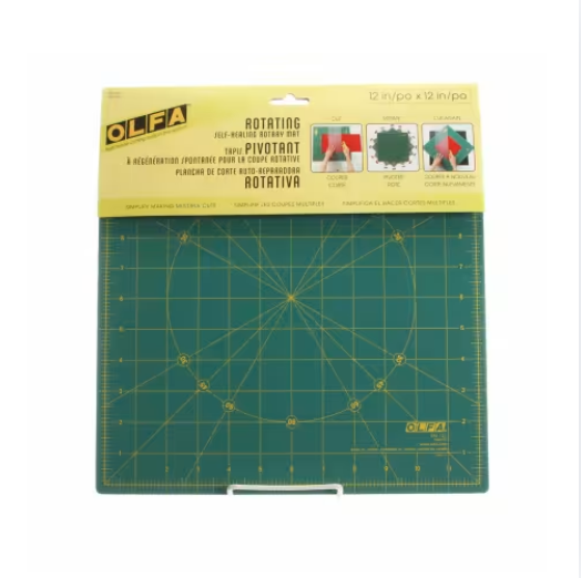 Olfa Spinning Square Cutting Mat - 12"