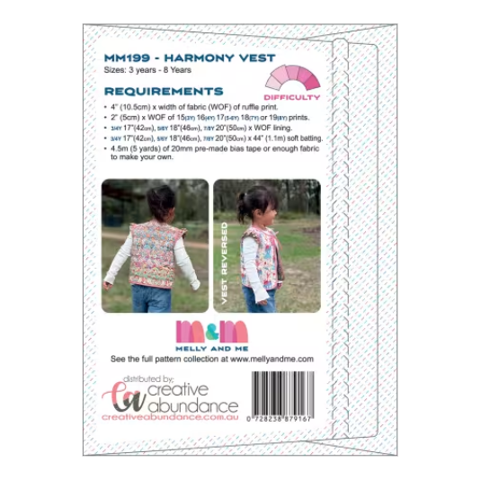 Harmony Girls Patchwork Vest