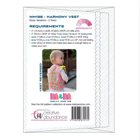 Harmony Baby Patchwork Vest