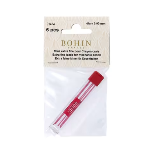 Bohin Mechanical Pencil Refill 0.9mm Pink