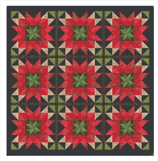 Holiday Flora Quilt Kit