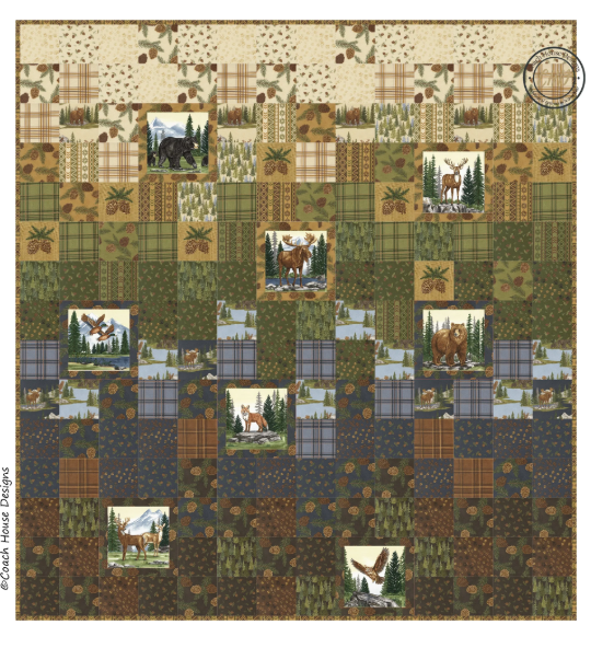 A Day in the Northwoods Quilt Kit