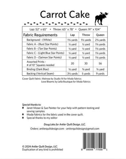 Carrot Cake Pattern